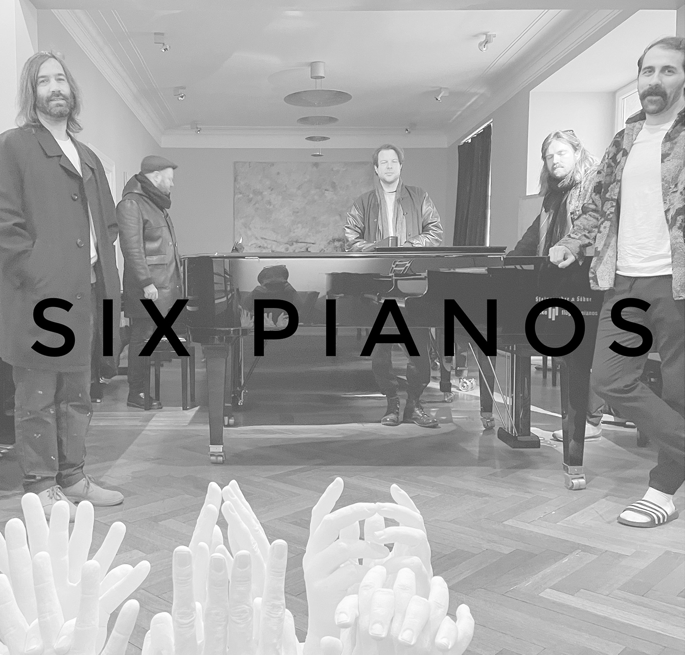 Foto: 5 Musiker der Six Pianos